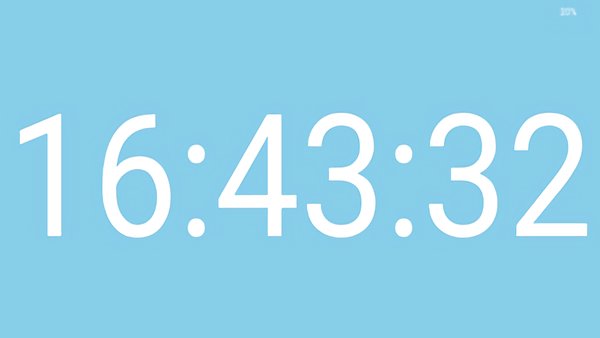 全屏时钟手机版(2)