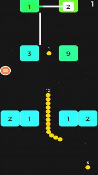 一条蛇撞方块(2)