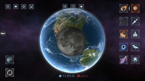 爆炸毁灭星球模拟(1)