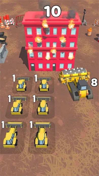 合并毁灭城市粉碎游戏(3)