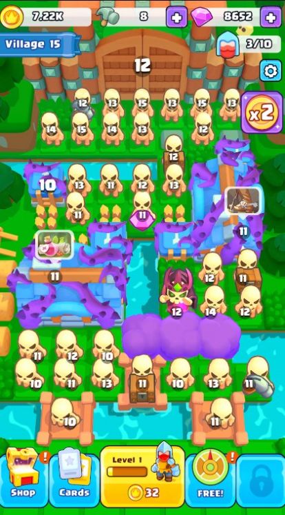 勇敢合并战斗防御游戏(3)