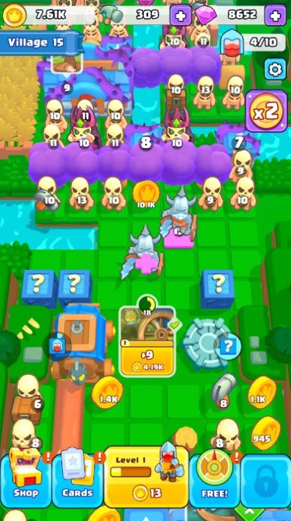 勇敢合并战斗防御游戏(2)